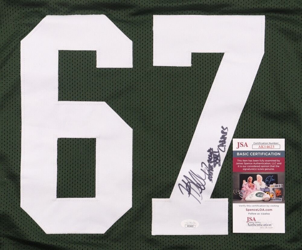 Jeff Dellenbach Signed Green Bay Packers Jersey (JSA COA) Super Bowl XXXI Champ