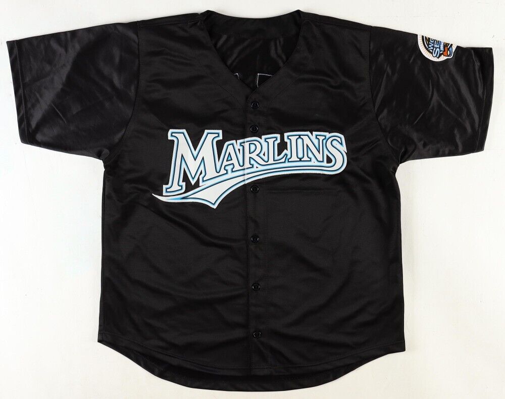 Alex Gonzalez Signed Florida Marlins Jersey Inscribed"03 WSC"(Beckett) Shortstop