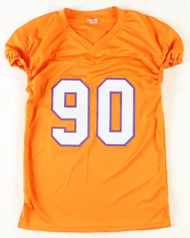Dexter Lawrence Signed Clemson Tigers Jersey (Beckett) 2xNational Champion D.E.