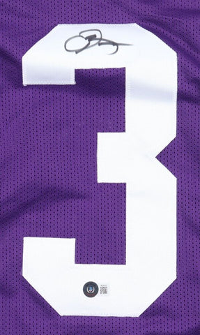 Odell Beckham Jr. Signed LSU Tigers Jersey (Beckett) NY Giants, Browns, LA Rams
