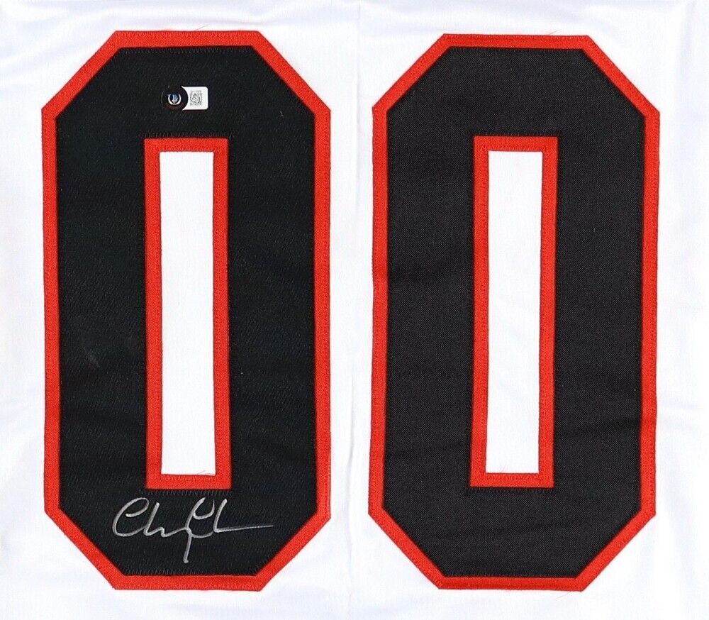 Chevy Chase Signed Blackhawks "Griswold "Jersey (Beckett) Christmas Vacation