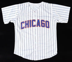 Pedro Strop Signed Chicago Cubs Inscribed "2016 WSC" Jersey (JSA)Setup Reliever