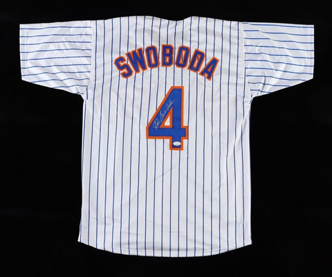 Ron Swoboda Signed New York Mets Pinstriped Jersey (JSA COA) 1969 Met/ The Catch
