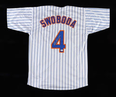 Ron Swoboda Signed New York Mets Pinstriped Jersey (JSA COA) 1969 Met/ The Catch