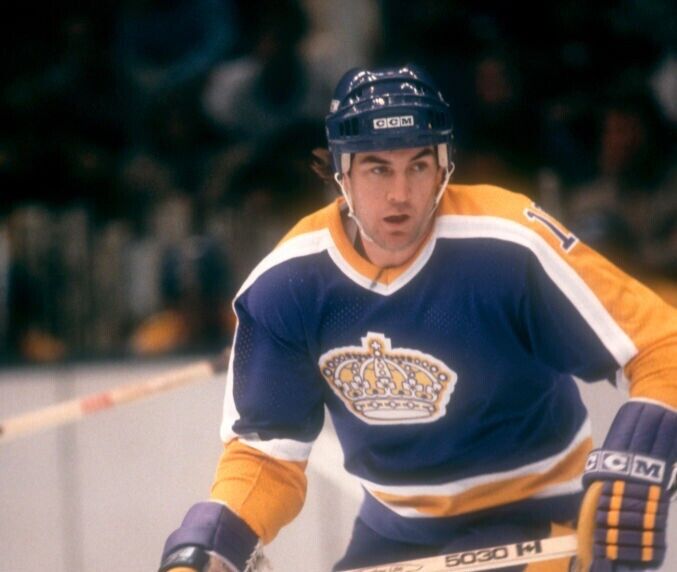 Charlie Simmer, Dave Taylor & Marcel Dionne Signed Los Angeles Kings Helmet COJO