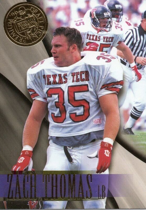 Zach Thomas Signed Texas Tech Red Raiders Jersey (JSA COA) Miami Dolphins HOF LB