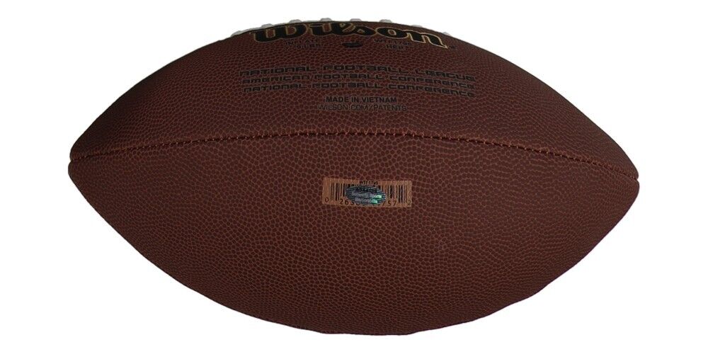 Bob Griese Signed Wilson NFL Football (Schwartz) 1972 17-0 Miami Dolphins Q.B.