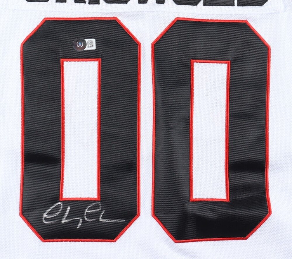 Chevy Chase Signed Blackhawks "Griswold "Jersey (Beckett) Christmas Vacation