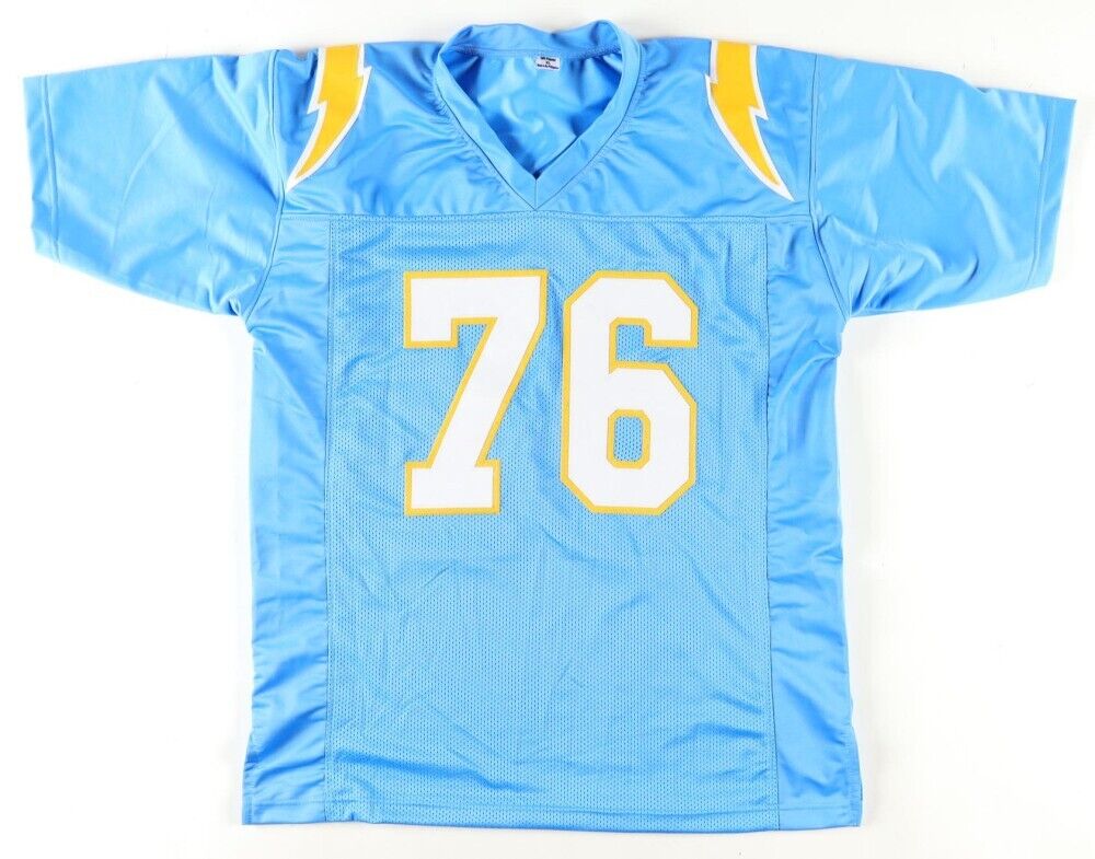 Joe Alt Signed San Diego Chargers Jersey (JSA COA) 2024 #5 Overall Draft Pick OT