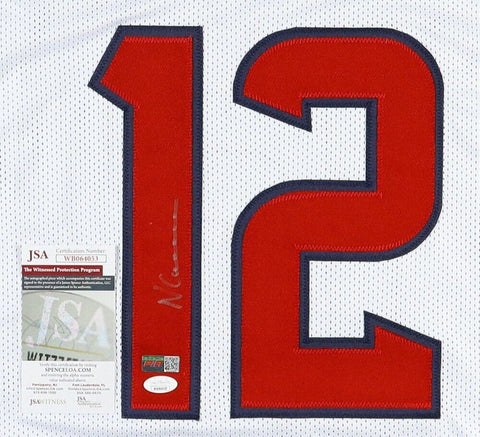 Nico Collins Signed Houston Texans Jersey (JSA COA) 2021 3rd Round Pick Michigan