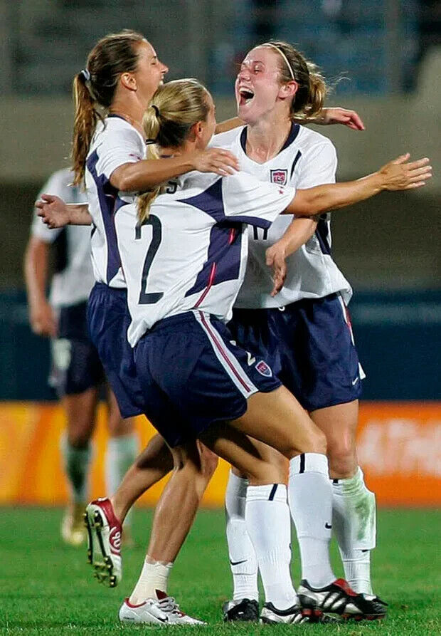 Brandi Chastain Signed Team USA Women Soccer Jersey (JSA COA) 2xWorld Cup Champ