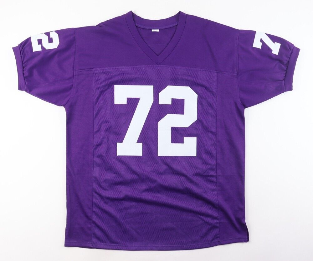 Bob Lilly Signed TCU Horned Frogs Jersey (JSA COA) Cowboys 11xPro Bowl D Tackle