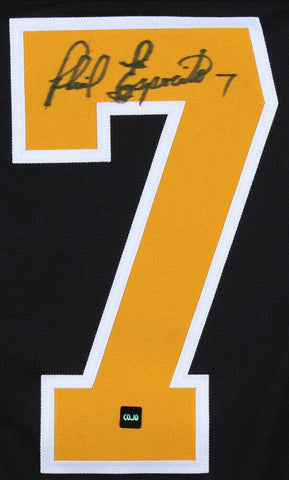 Phil Esposito Signed Boston Bruins Reebok NHL Licensed  Jersey (COJO COA)