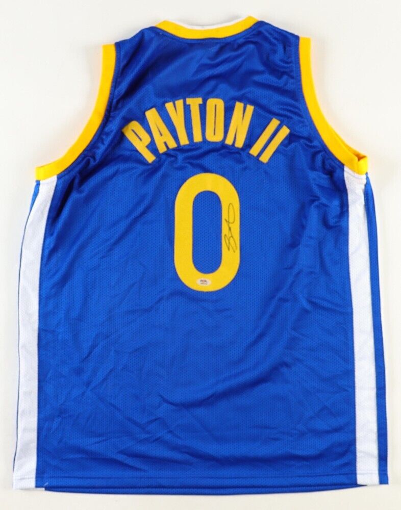 Gary Payton II Signed Golden State Warriors Jersey (PSA) 2022 NBA Champion Guard