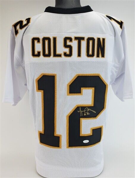 Marques Colston Signed New Orleans Saints Jersey (JSA COA) Super Bowl XLIV WR