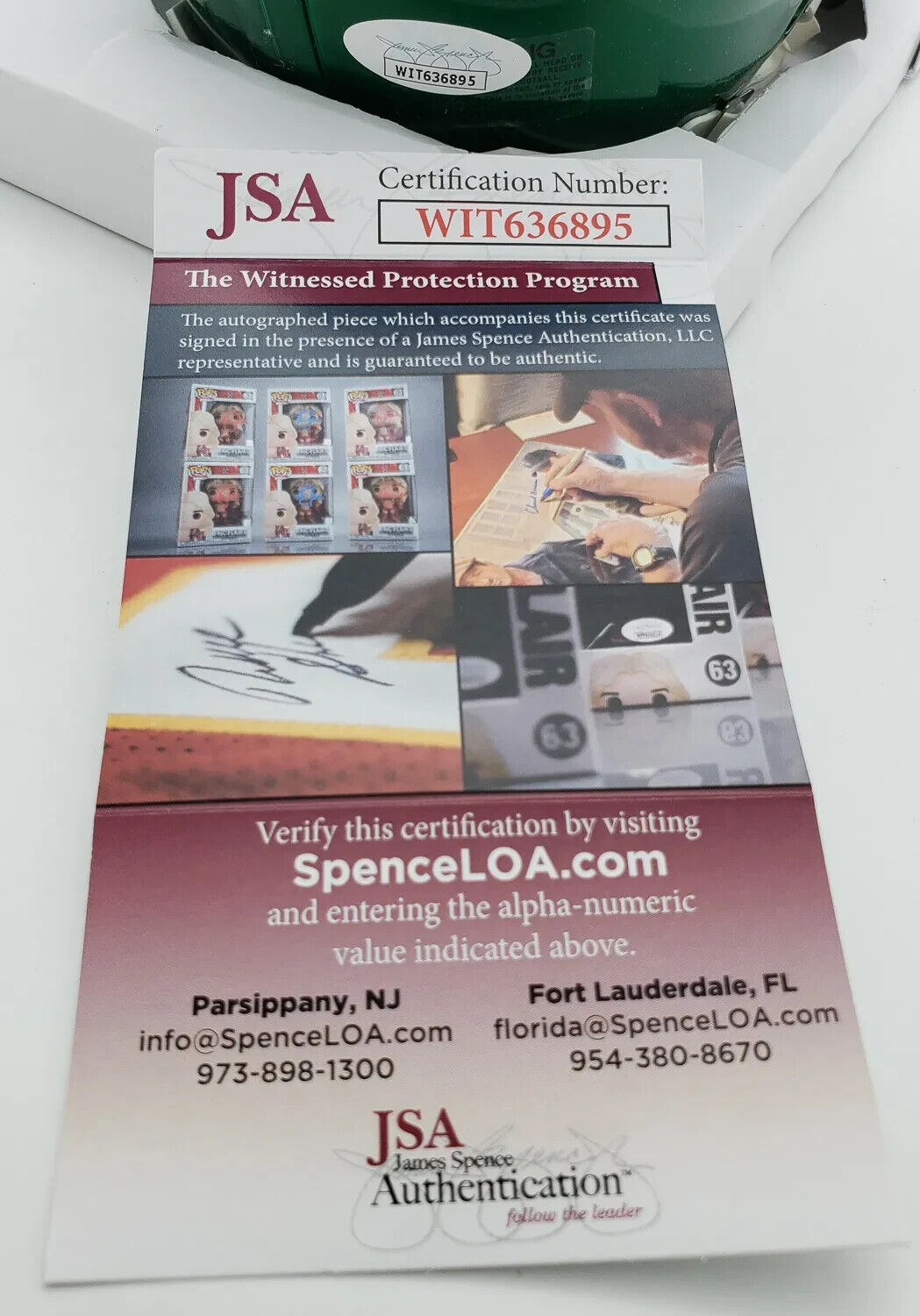 New York Sack Exchange Signed Mini Helmet (JSA COA) Gastineau Lyons Klecko Salam