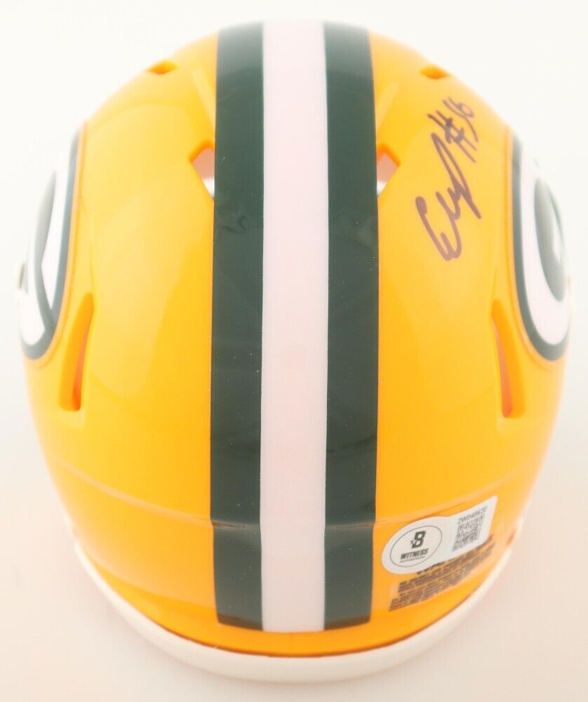 Edgerrin Cooper Signed Green Bay Packers Mini Helmet (Beckett) Ex-Texas A&M L.B.