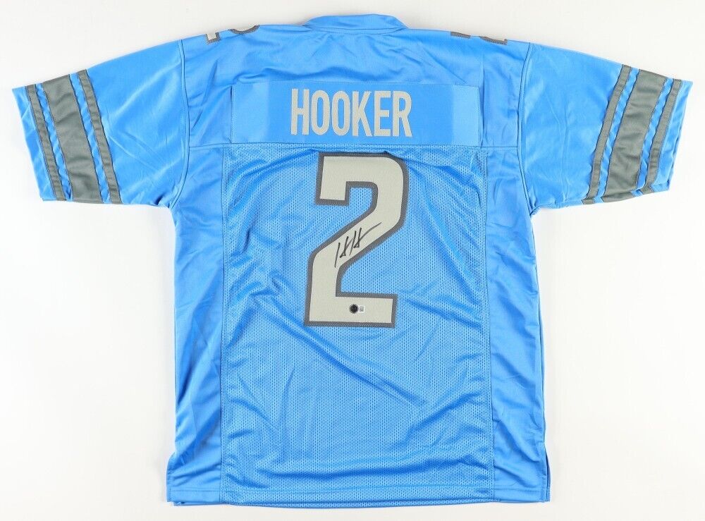 Hendon Hooker Detroit Lions Jersey (Beckett) Ex-Tennessee Volunteers Quarterback