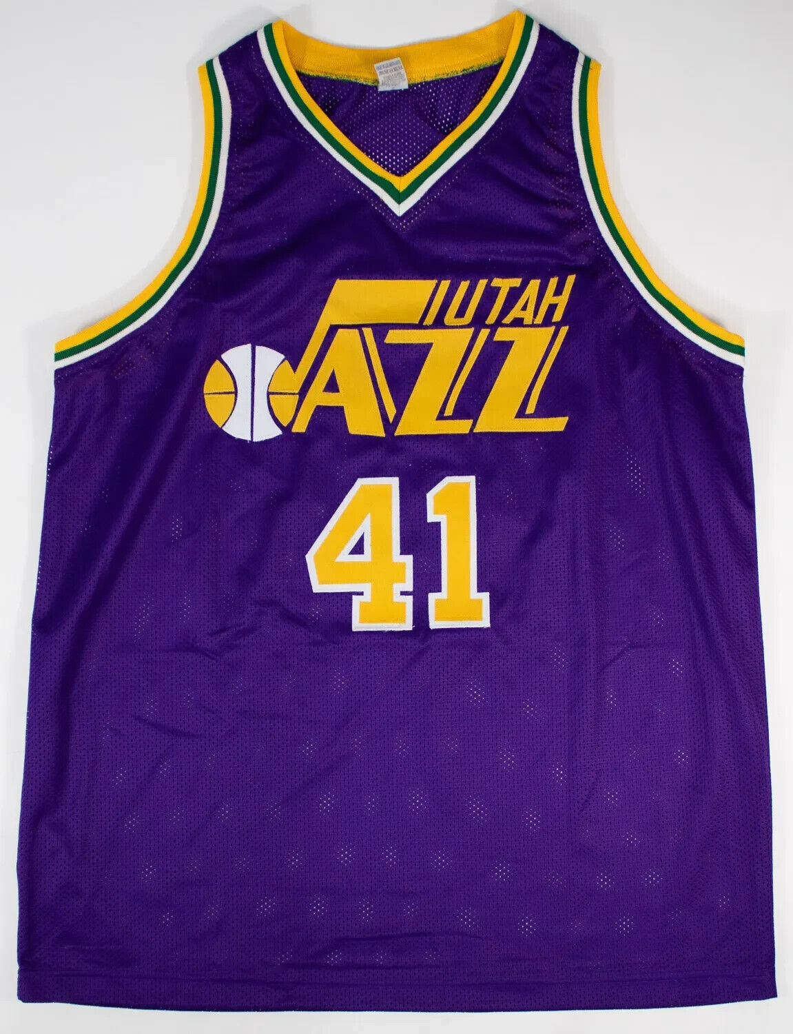 Thurl Bailey Signed Utah Jazz Jersey Inscribed “83 First Round Pick” (JSA COA)