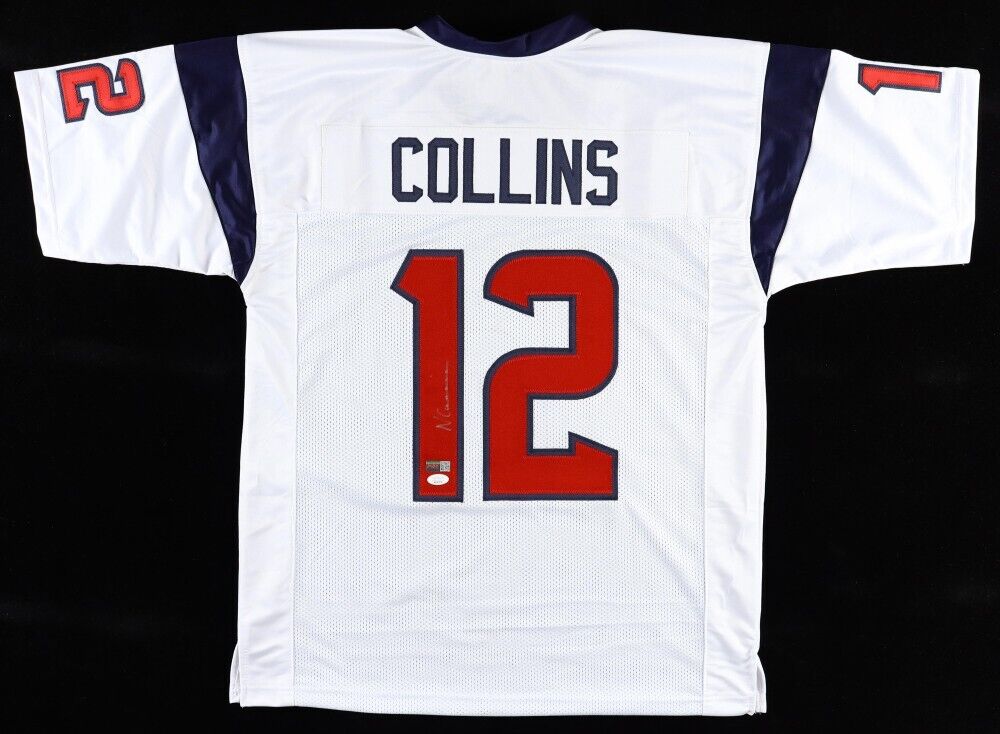 Nico Collins Signed Houston Texans Jersey (JSA COA) 2021 3rd Round Pick Michigan