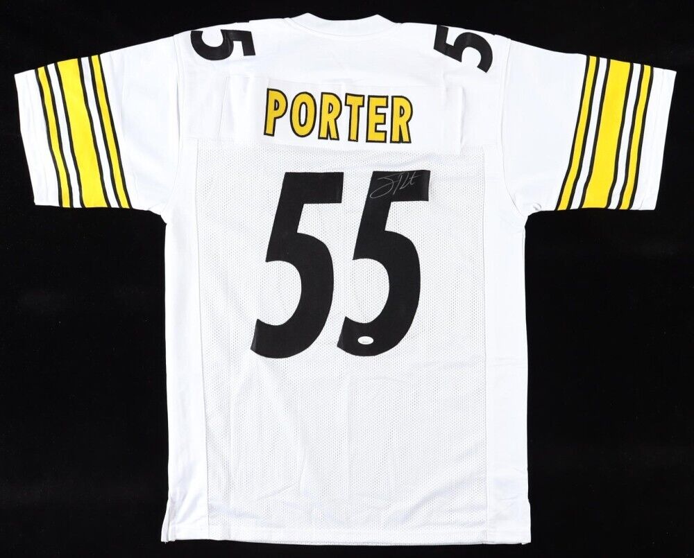 Joey Porter Sr. Signed Pittsburgh Steelers Jersey (JSA COA) All Pro Linebacker