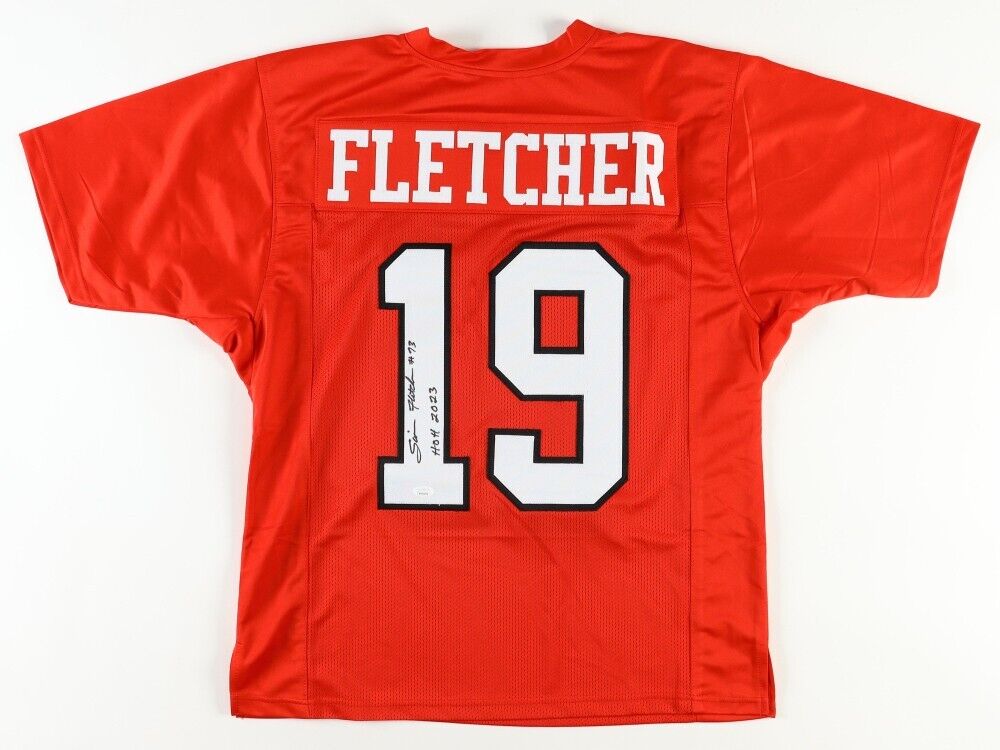 Simon Fletcher Signed Houston Cougars Jersey (JSA) Denver Broncos Linebacker