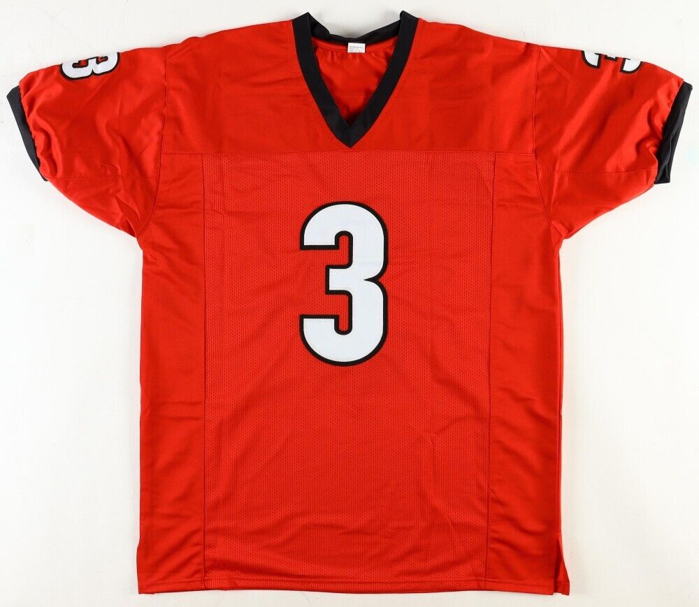 Zamir White Signed Georgia Bulldogs Jersey (Beckett) 2021 CFP National Champ R.B