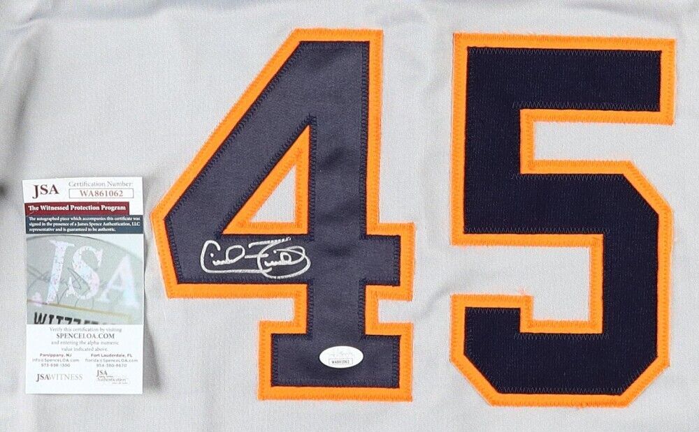 Cecil Fielder Signed Detroit Tigers Jersey (JSA COA) 3All-Star 1st Baseman / D.H