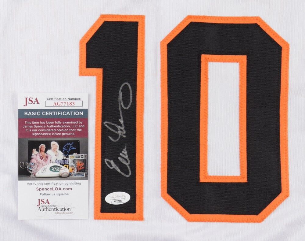 Evan Longoria Signed San Francisco Giants Photo Jersey (JSA COA) 3×All-Star 3B