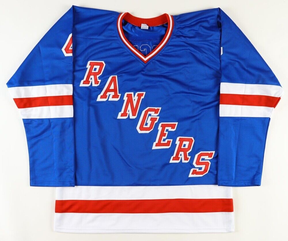 Ron Greschner Signed New York Rangers Jersey "N Y Rangers Captain" (Beckett)