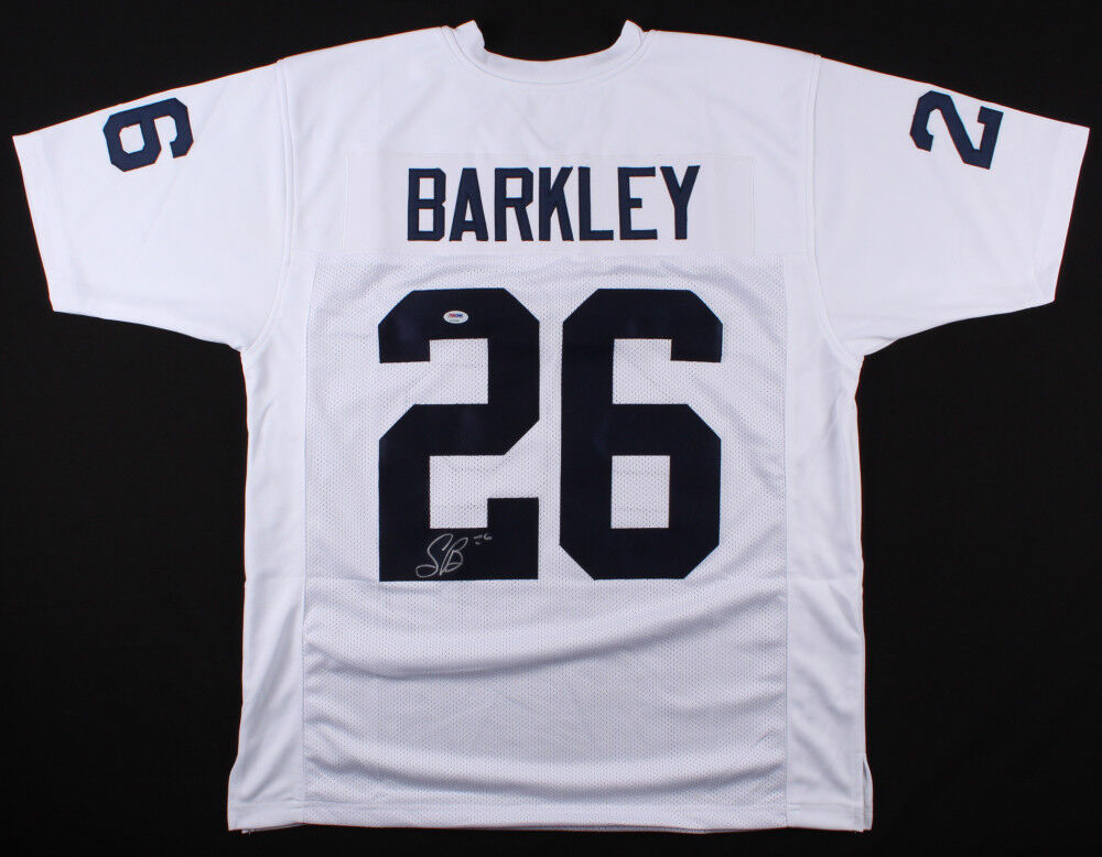 Saquon Barkley Signed Penn State Nittany Lions Jersey (PSA COA) N.Y.Giants R.B.