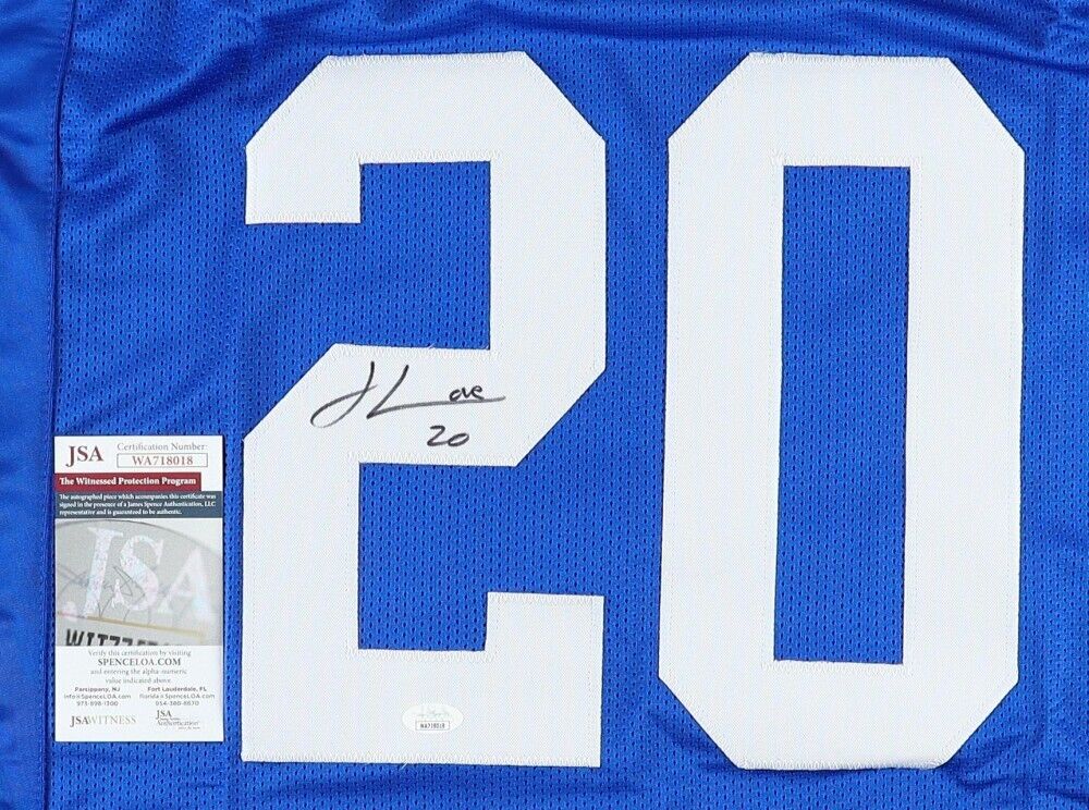 Julian Love Signed New York Giants Jersey (JSA COA) 2019 4th Rnd Pick Notre Dame