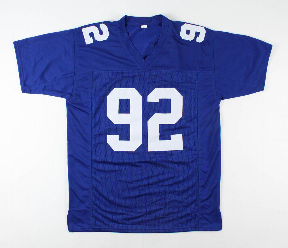 Michael Strahan New York Giants Signed Jersey (Beckett) 7×All Pro Defensive End