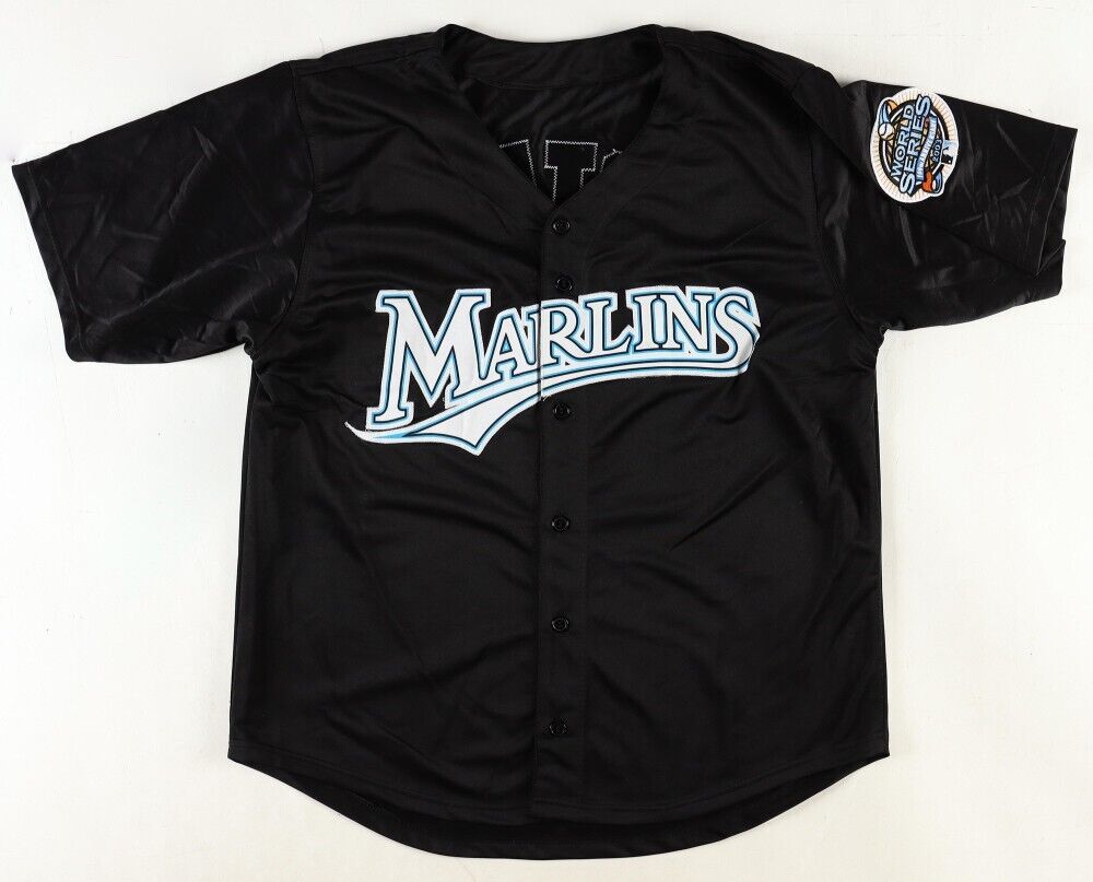 Luis Castillo Signed Florida Marlins Jersey Inscribed "03 WSC"(Beckett) 2nd Base