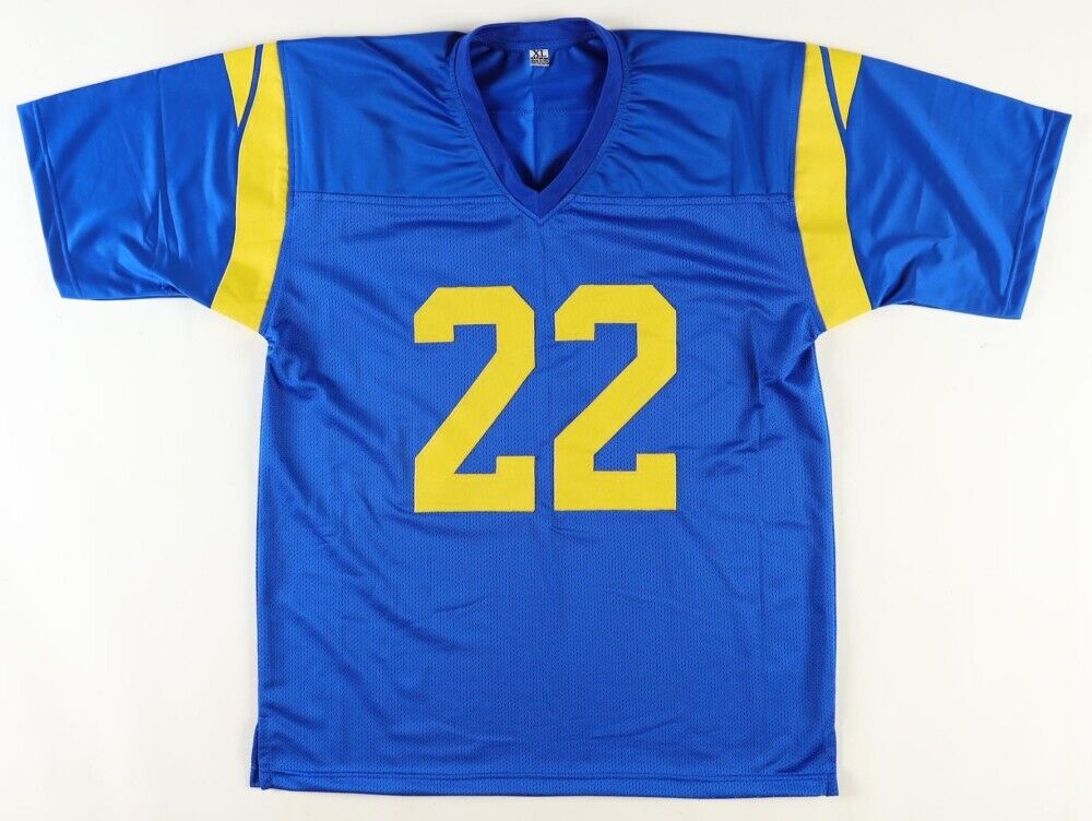 Blake Corum Signed Los Angeles Rams Jersey (Beckett) 3rd Round Pck/ Michigan R.B