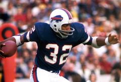 O.J. Simpson Signed Buffalo Bills White Jersey (JSA COA) 5×Pro Bowl Running Back