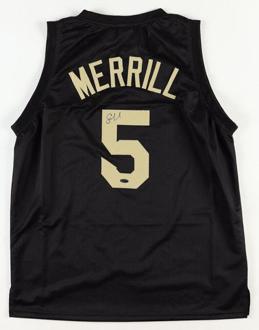 Sam Merrill Signed Cleveland Cavaliers Jersey (Playball Ink Hologram) 2021 Champ