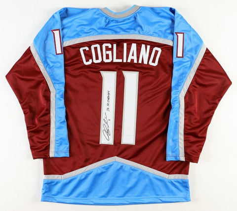 Andrew Cogliano Signed Colorado Avalanche Jersey Inscribed "22 SC Champs" (JSA)