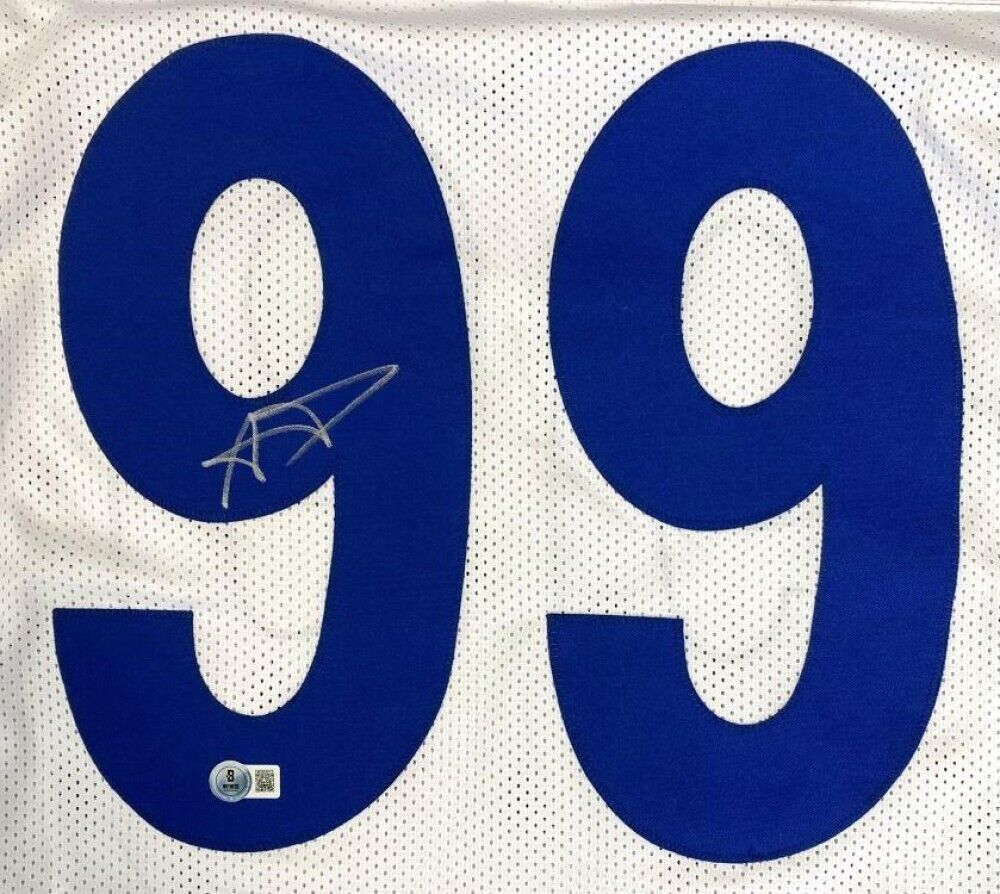 Aaron Donald Signed Los Angeles Rams Jersey (Beckett) 7xPro Bowl Defensive End