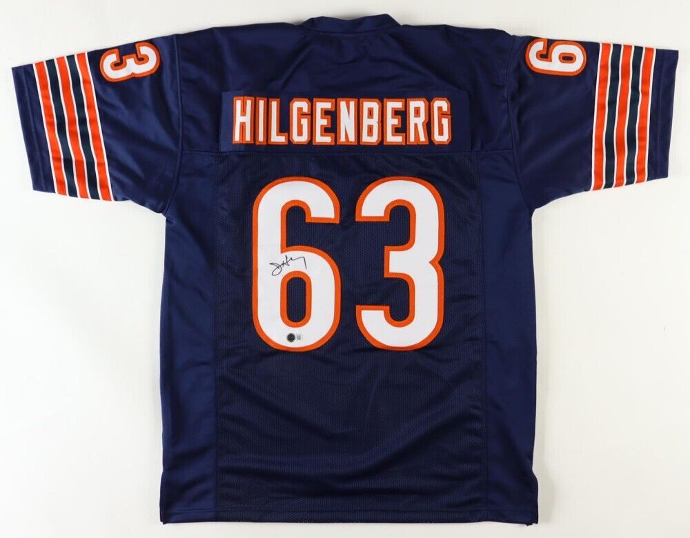 Jay Hilgenberg Signed Chicago Bears Jersey (JSA COA) Super Bowl XX Champ/ Center