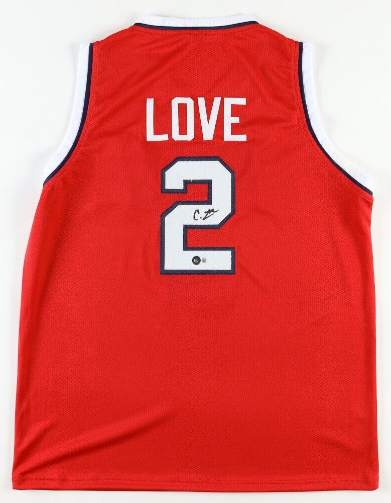 Caleb Love Signed Arizona Wildcats Jersey (Beckett) Senior Shooting Guard