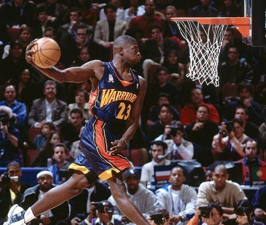 Jason Richardson Signed Golden State Warriors Jersey Insc 2xDunk Champ (Beckett)