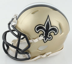 Alvin Kamara Signed New Orleans Saints Mini Helmet (Beckett) 5xPro Bowl R.B.