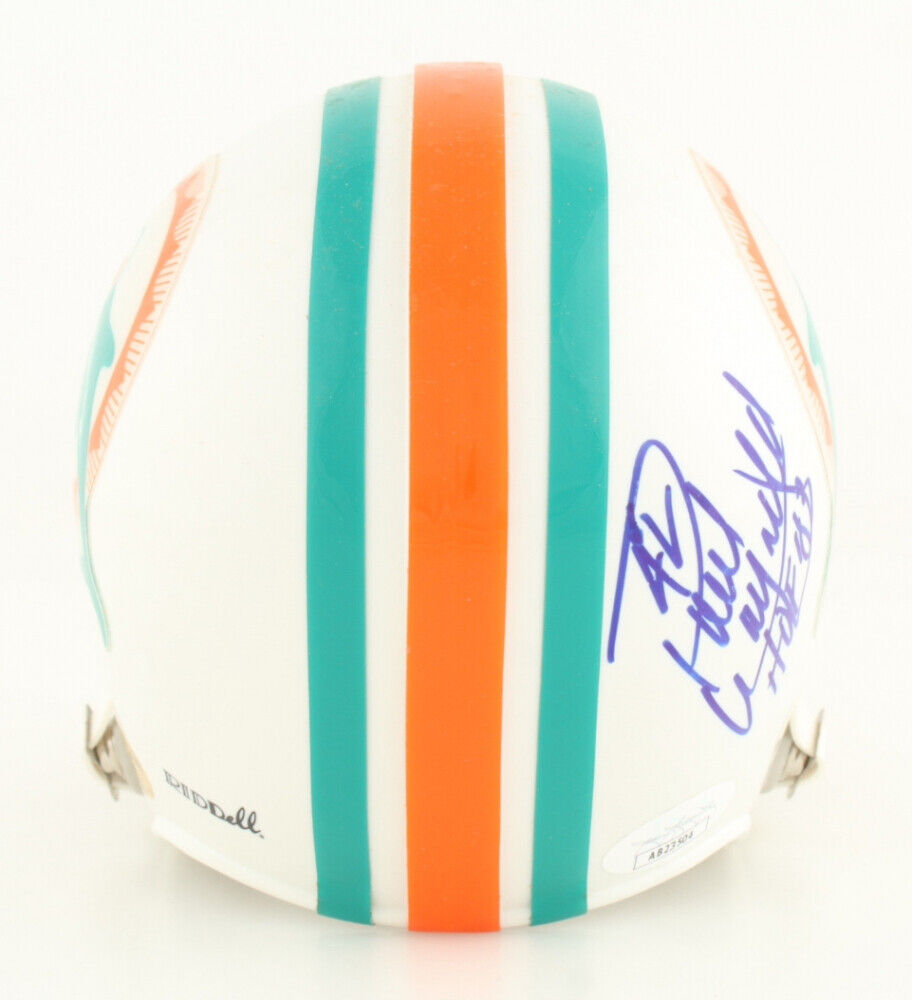 Paul Warfield Signed Miami Dolphin Throwback Mini Helmet Inscribed "HOF 83"(JSA)
