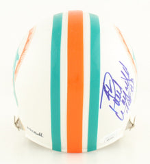Paul Warfield Signed Miami Dolphin Throwback Mini Helmet Inscribed "HOF 83"(JSA)