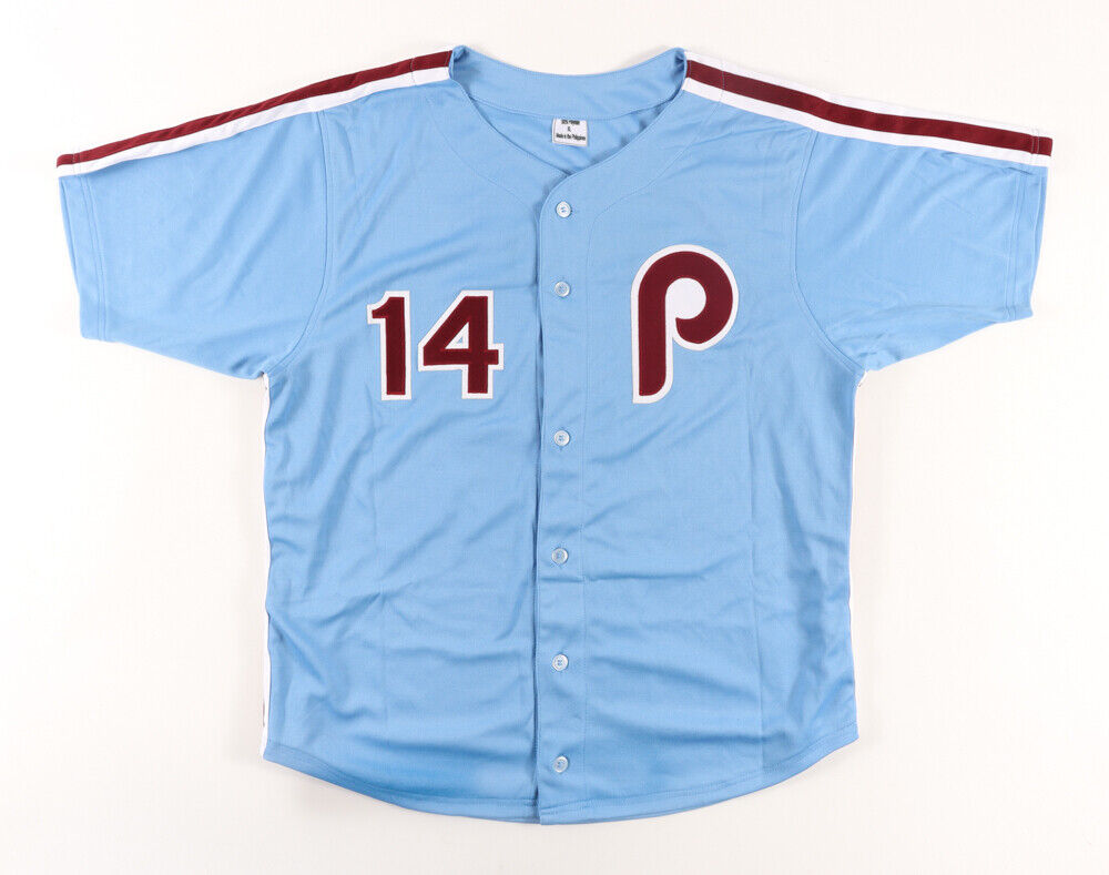 Pete Rose Signed Philadelphia Phillies "Charlie Hustle" Jersey (Fiterman Holo)