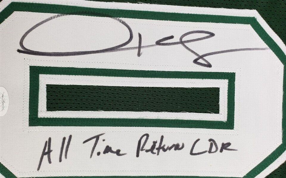 Derrick Mason "All Time Return LDR" Signed Michigan State Spartan Jersey JSA COA