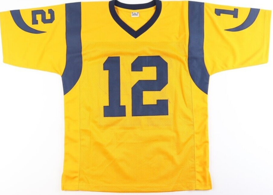 Van Jefferson Signed Los Angeles Rams Throwback Jersey (Beckett) Super Bowl LVI