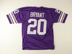 Bobby Bryant Signed Minnesota Vikings Purple Home Jersey (PSA) 2xPro Bowl D.B.