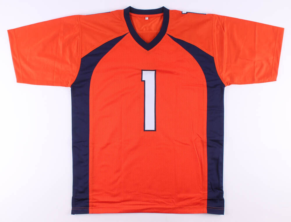 Vic Fangio Signed Broncos Jersey (Beckett COA) Denver Head Coach / Ex Bears D.C.